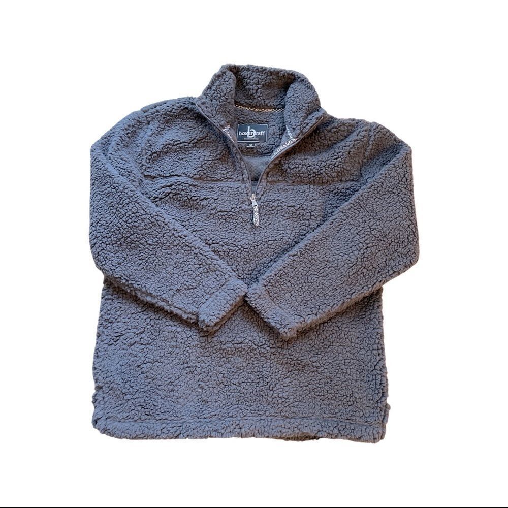 Boxer Craft 1/4 Zip Sherpa Unisex Pullover - NWT